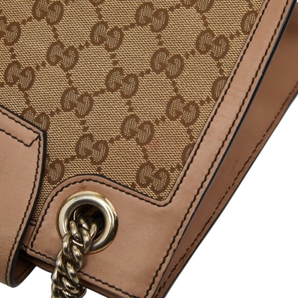 GUCCI Cream Leather Shoulder Bag - Picture 8 of 15